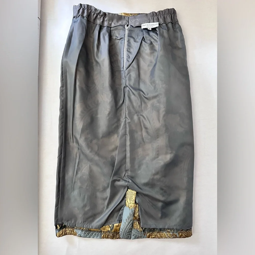 Lily & Taylor New York Couture LUXURY DESIGNER 2pc Women’s Suit Size 6 - Picture 9 of 17
